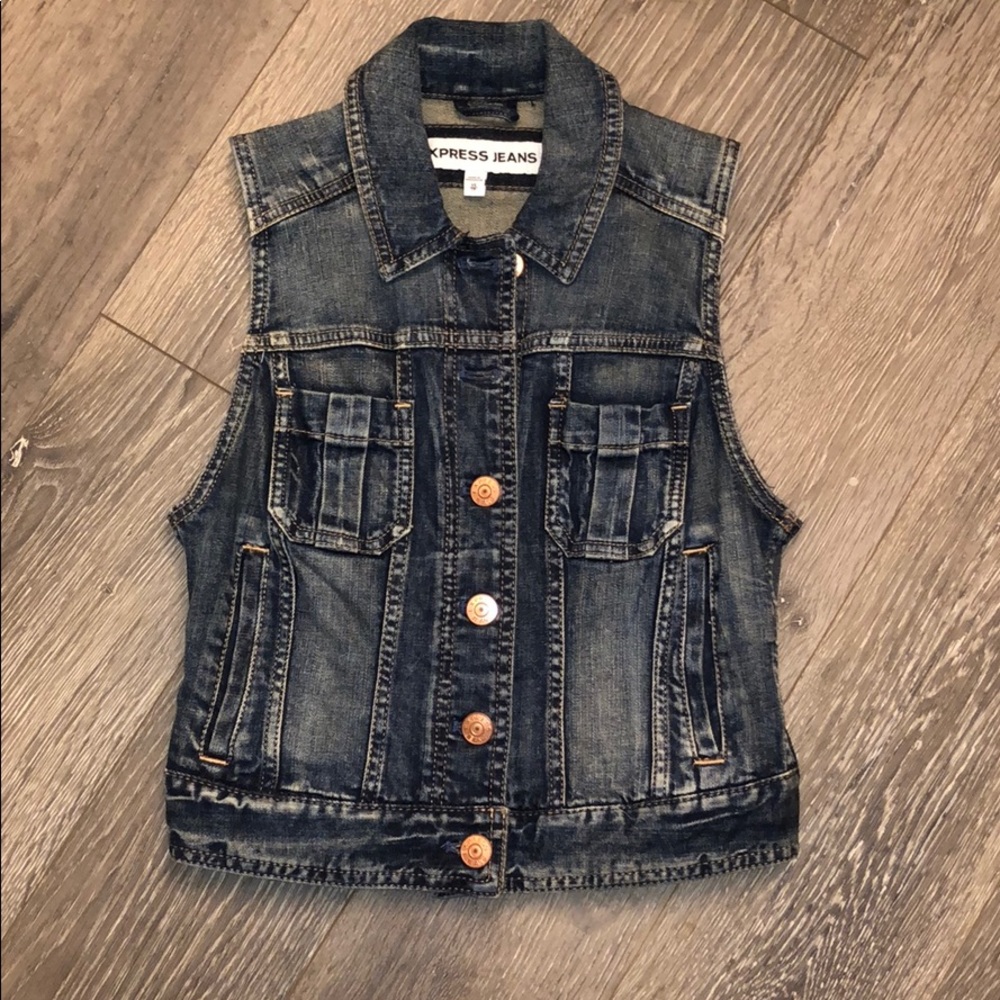 Denim vest